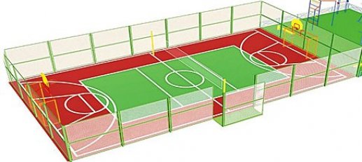 Проект спортивной площадки на территории бассейна был одобрен депутатами